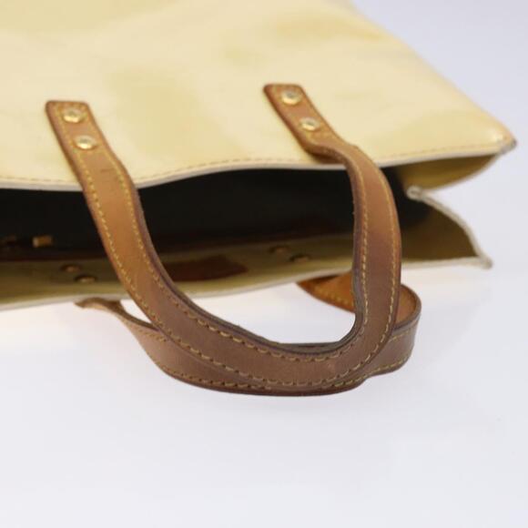 LOUIS VUITTON Monogram Vernis Reade PM Hand Bag Perle M91336 - Picture 7 of 13